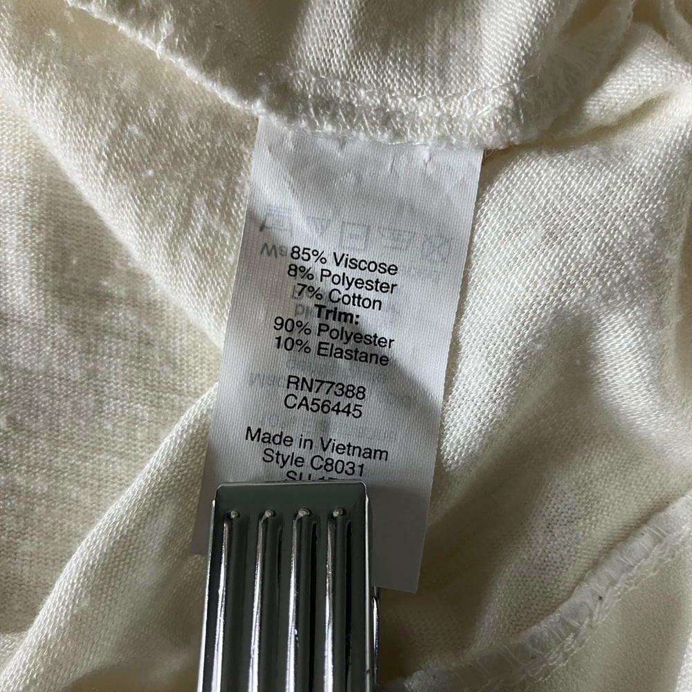 J CREW Off White Tunic Tank Blouse Size S - Picture 11 of 11
